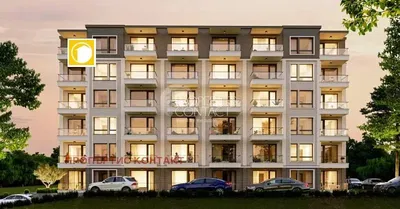 Casa e arredores; vista