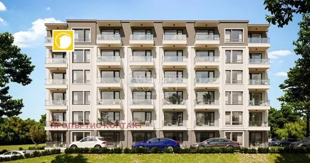 Casa e arredores; vista