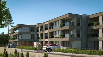 Dům a okolí; výhled