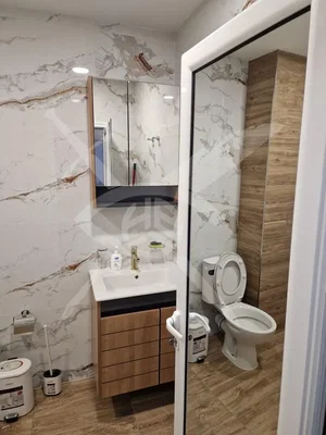 Toalet; pločice, renoviran, prirodna svjetlost, moderan stil