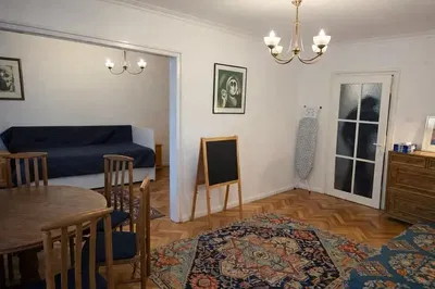 Wohnzimmer; holzboden, tageslicht, rustikaler stil