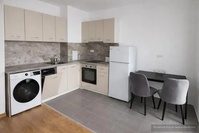 Küche; küchengeräte, fliesenboden