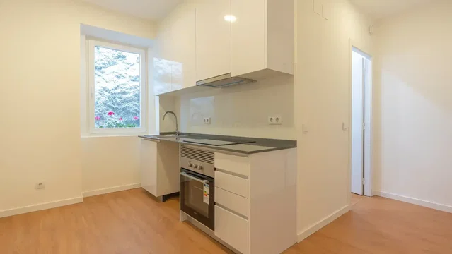Küche; küchengeräte, tageslicht, moderner stil, renoviert