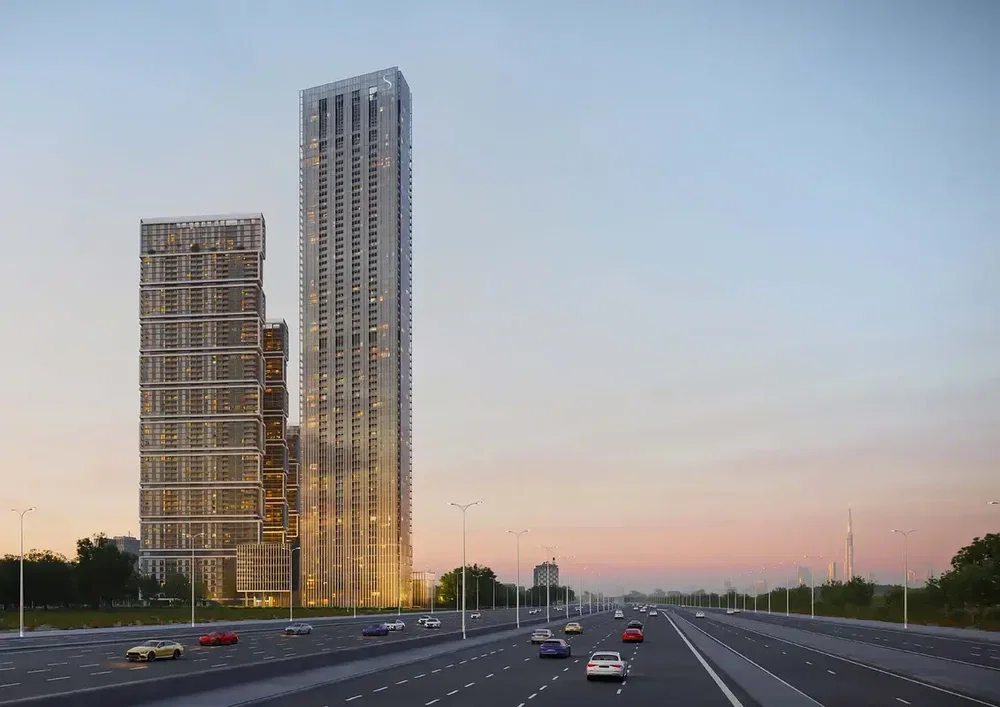 Maison et environs; vue