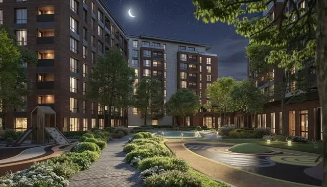 Dům a okolí; výhled