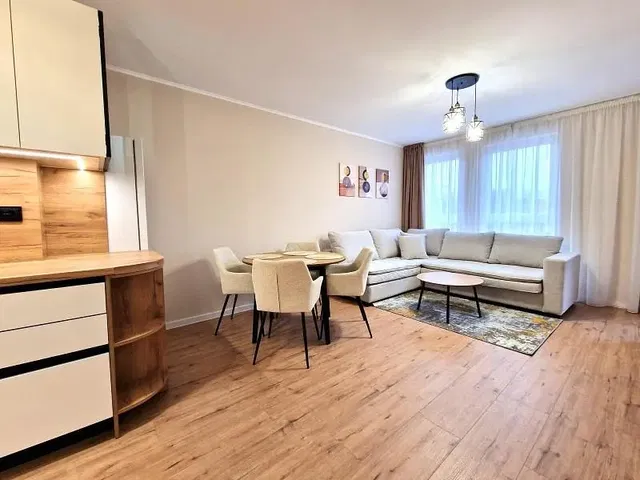 Woonkamer; natuurlijk licht, moderne stijl, houten vloer