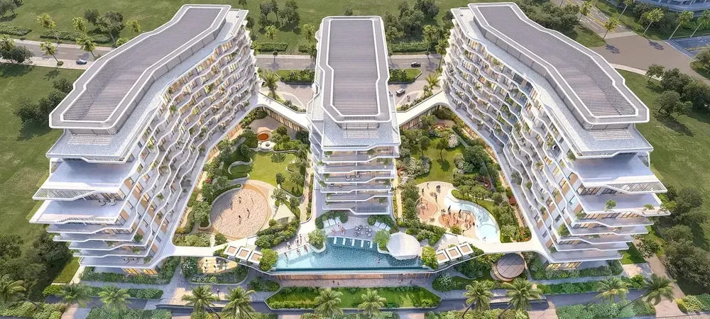 Maison et environs; vue