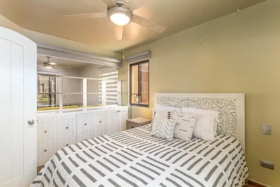 Chambre; lumière naturelle, style moderne