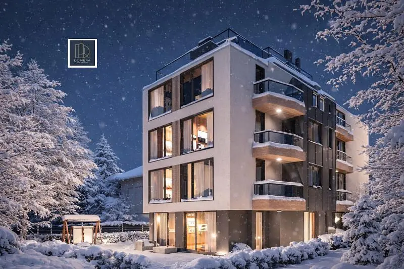 Dům a okolí; výhled