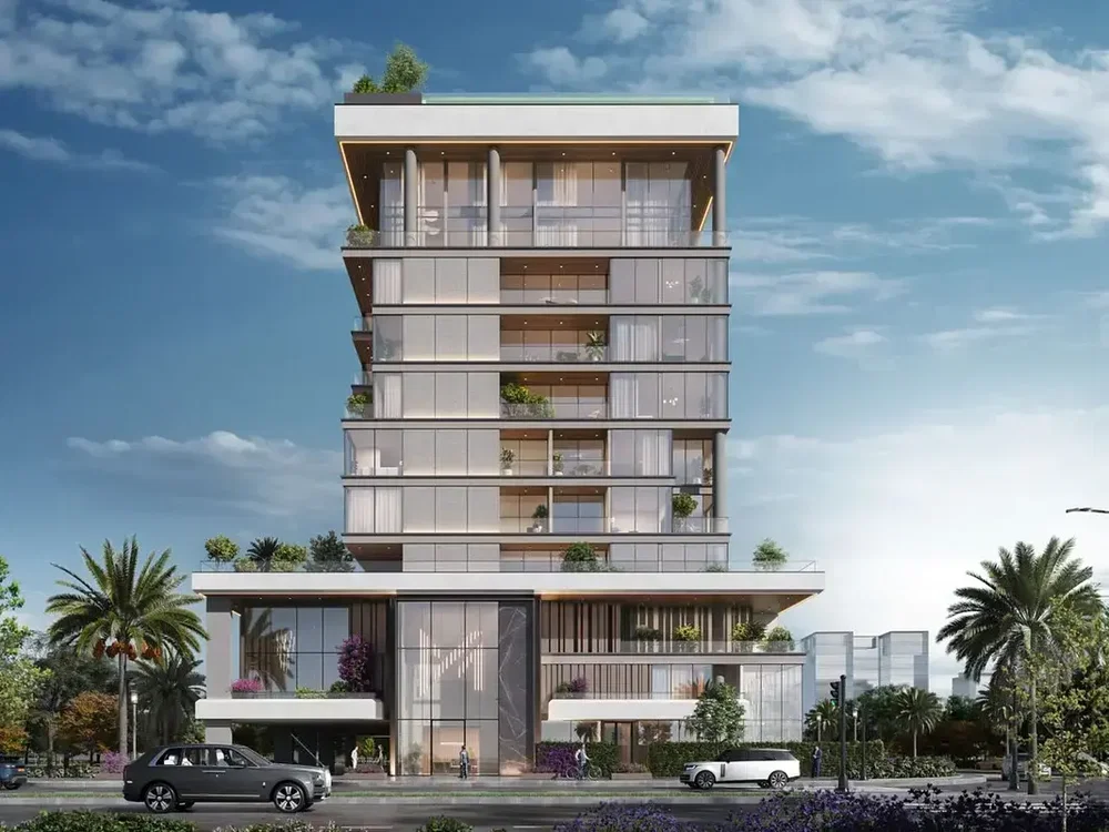 Maison et environs; vue