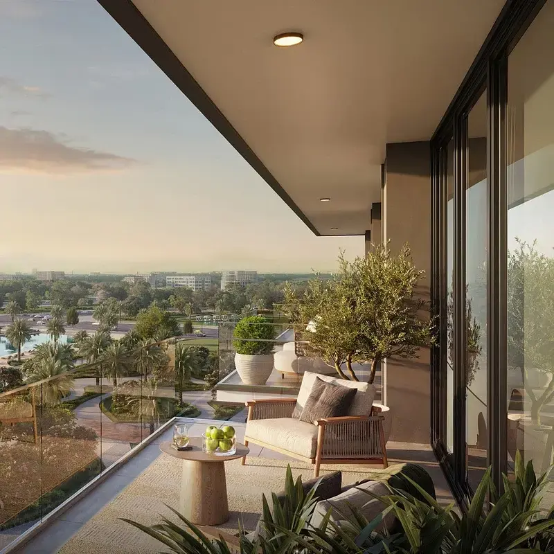 Balcon; vue, lumière naturelle