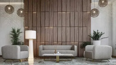 Salon; style moderne, lumière naturelle