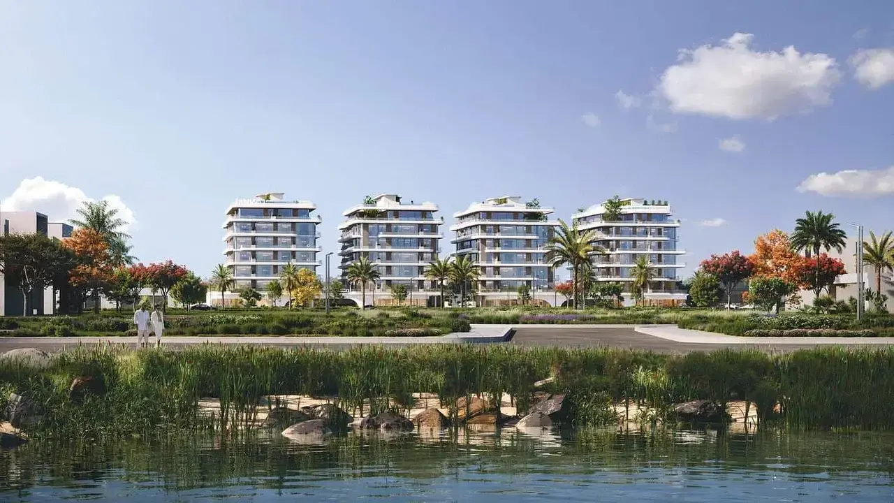 Maison et environs; vue