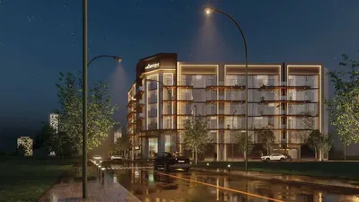 Maison et environs; vue