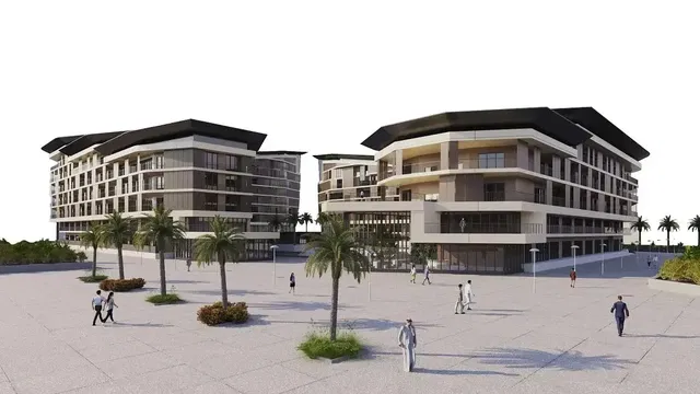 Maison et environs; vue