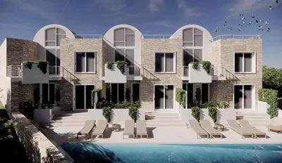 Maison et environs; vue
