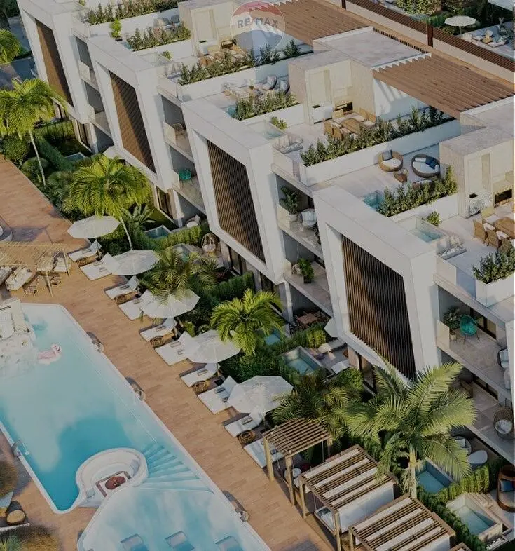 Maison et environs; vue