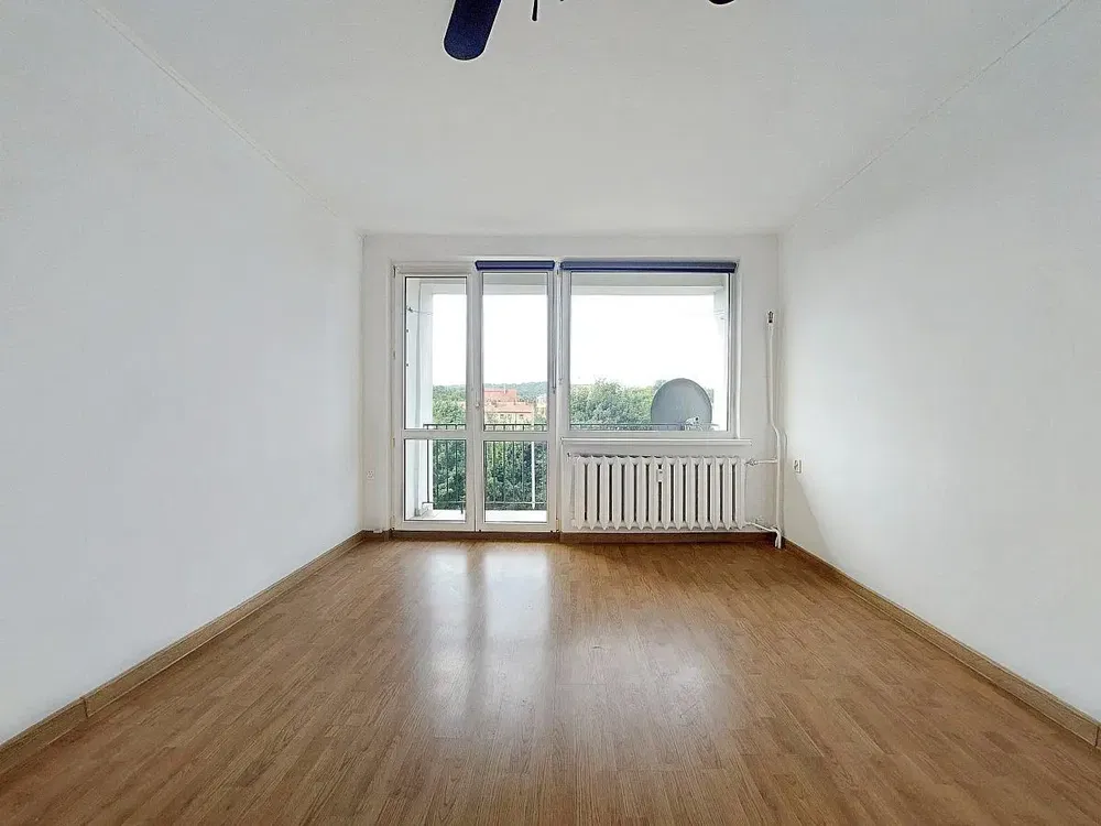 Salon; vue, parquet, lumière naturelle