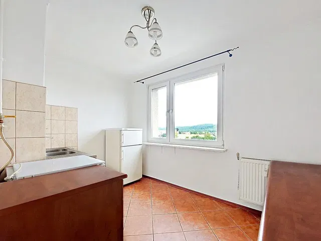 Cuisine; vue, carrelage