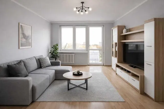 Salon; światło dzienne, styl nowoczesny, podłoga drewniana