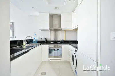 Kuhinja; kućanski aparati, pločice, renoviran, prirodna svjetlost, moderan stil