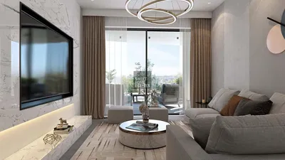 Wohnzimmer; blick, moderner stil, tageslicht