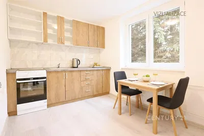 Kuhinja; kućanski aparati, pogled, prirodna svjetlost, moderan stil