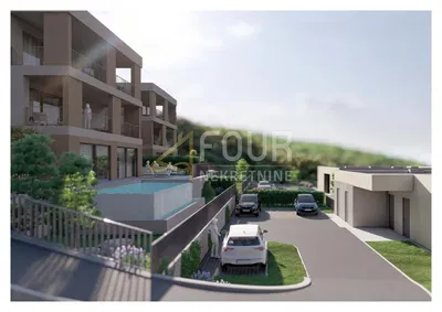 Dům a okolí; výhled