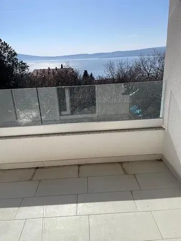 Balcony; view, tile floor