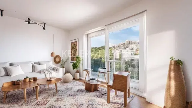 Wohnzimmer; blick, tageslicht, moderner stil