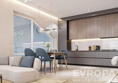 Keuken; moderne stijl, gerenoveerd, natuurlijk licht