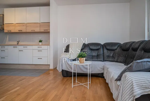 Living room; wood floor, natural light, modern style