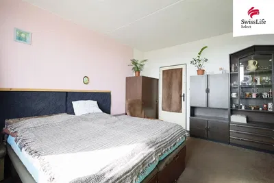 Chambre; lumière naturelle, style moderne