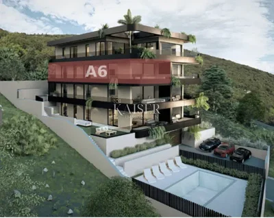 Dům a okolí; výhled