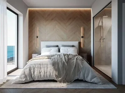 Quarto; luz natural, estilo moderno