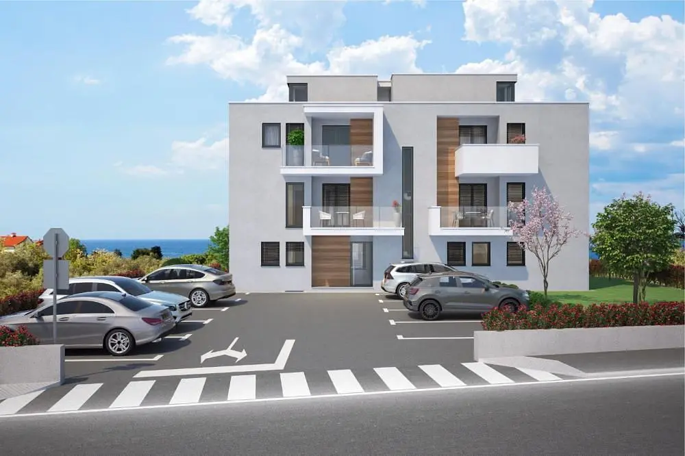 Dům a okolí; výhled