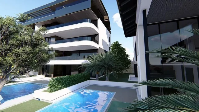 Dom i otoczenie; widok