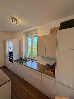 Küche; küchengeräte, blick, tageslicht