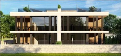 Dům a okolí; výhled, vysoké stropy, dřevěné trámy, přirozené světlo