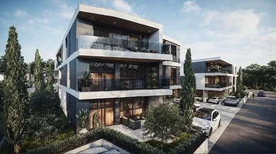 Dům a okolí; výhled