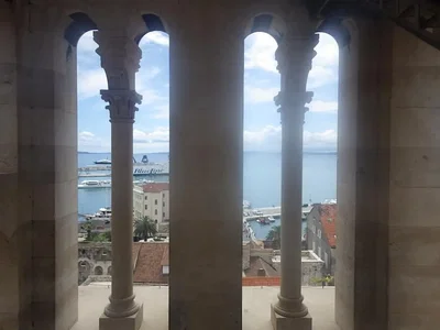 Balkon; blick