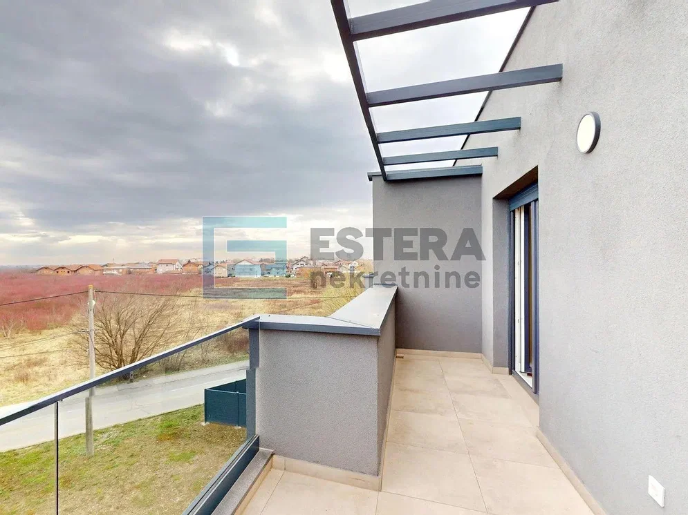 Balkon; blick, fliesenboden