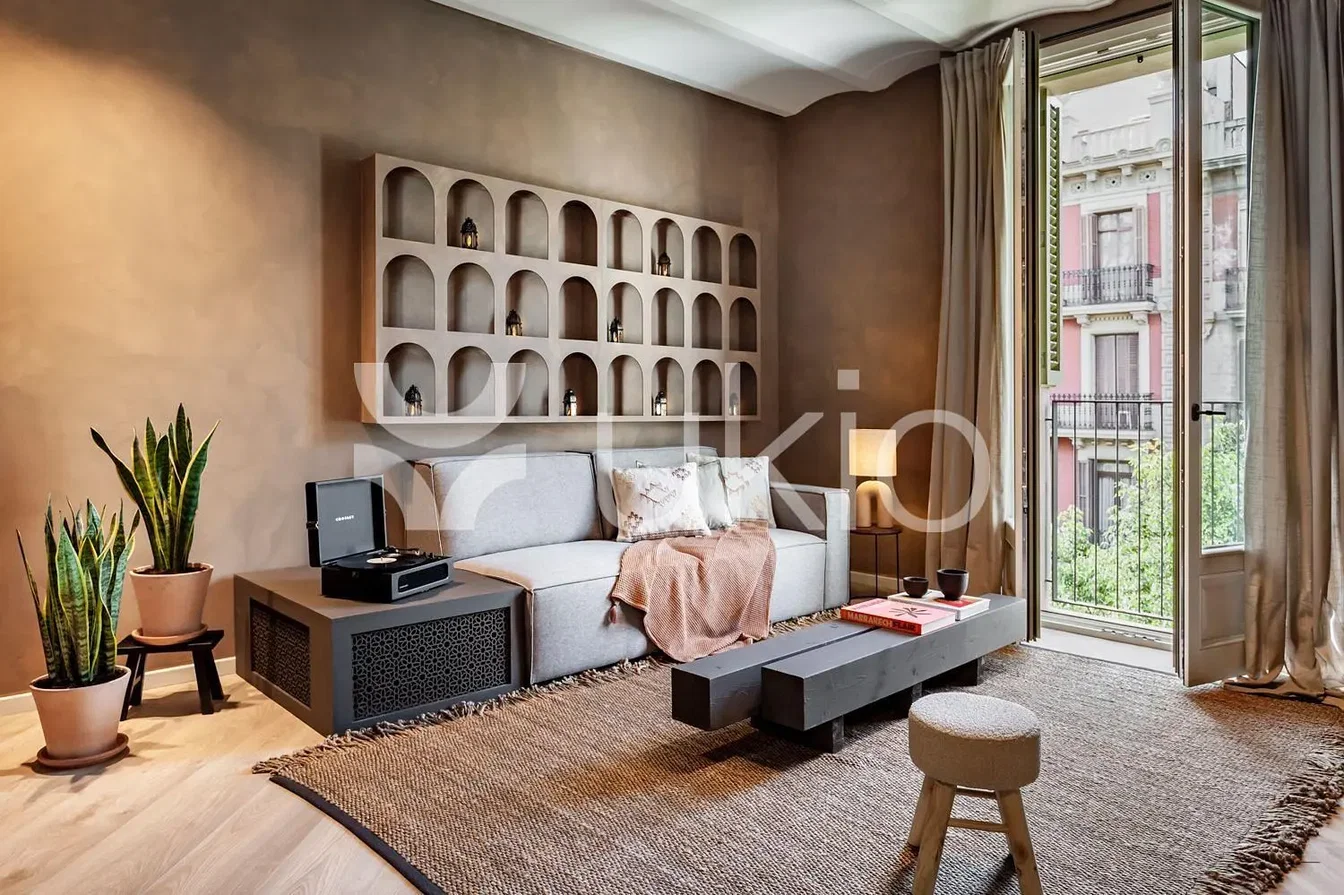 Wohnzimmer; blick, tageslicht, moderner stil