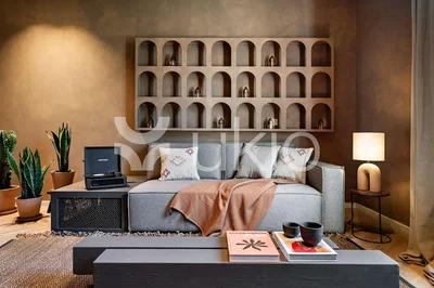 Wohnzimmer; rustikaler stil, tageslicht