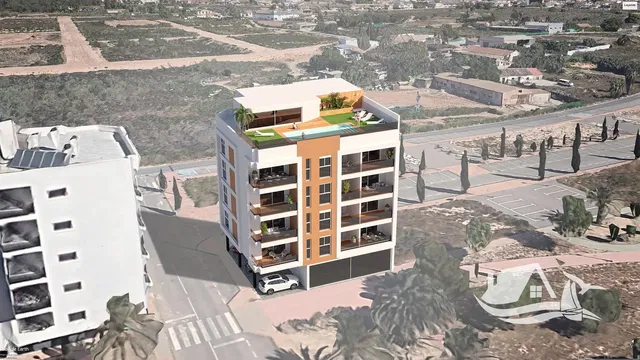 Casa e arredores; vista