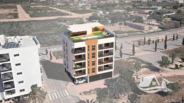 Casa e arredores; vista