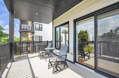 Terrasse; vue, lumière naturelle