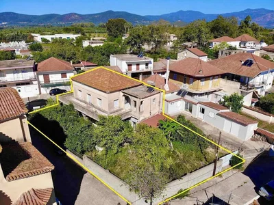 Maison et environs; vue