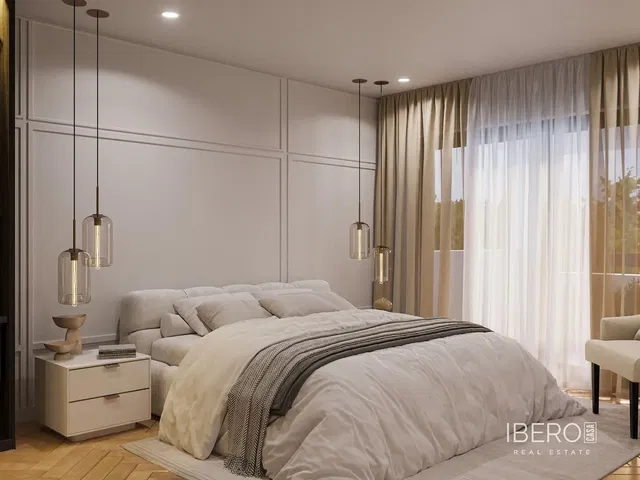 Schlafzimmer; tageslicht, moderner stil