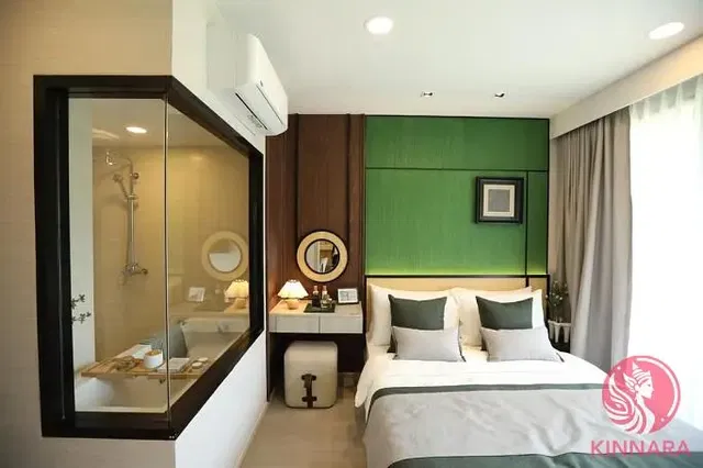 Schlafzimmer; tageslicht, moderner stil